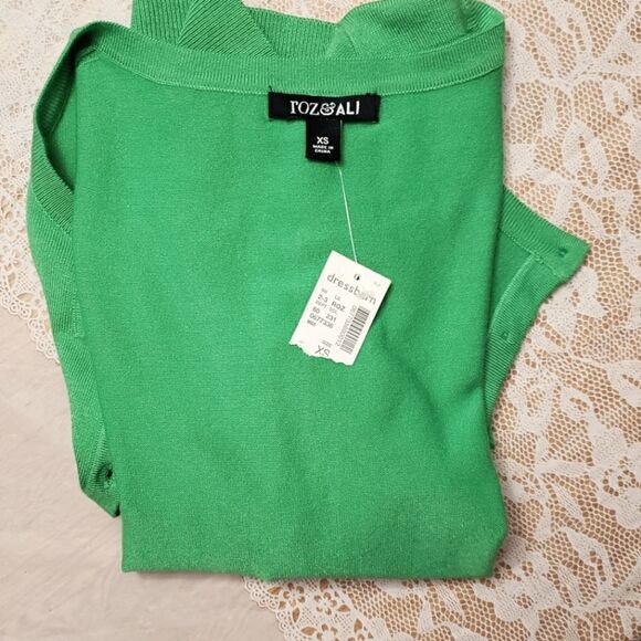 Rozali/Dressbarn 3/4 Sleeve Cardigan  - Picture 4 of 5